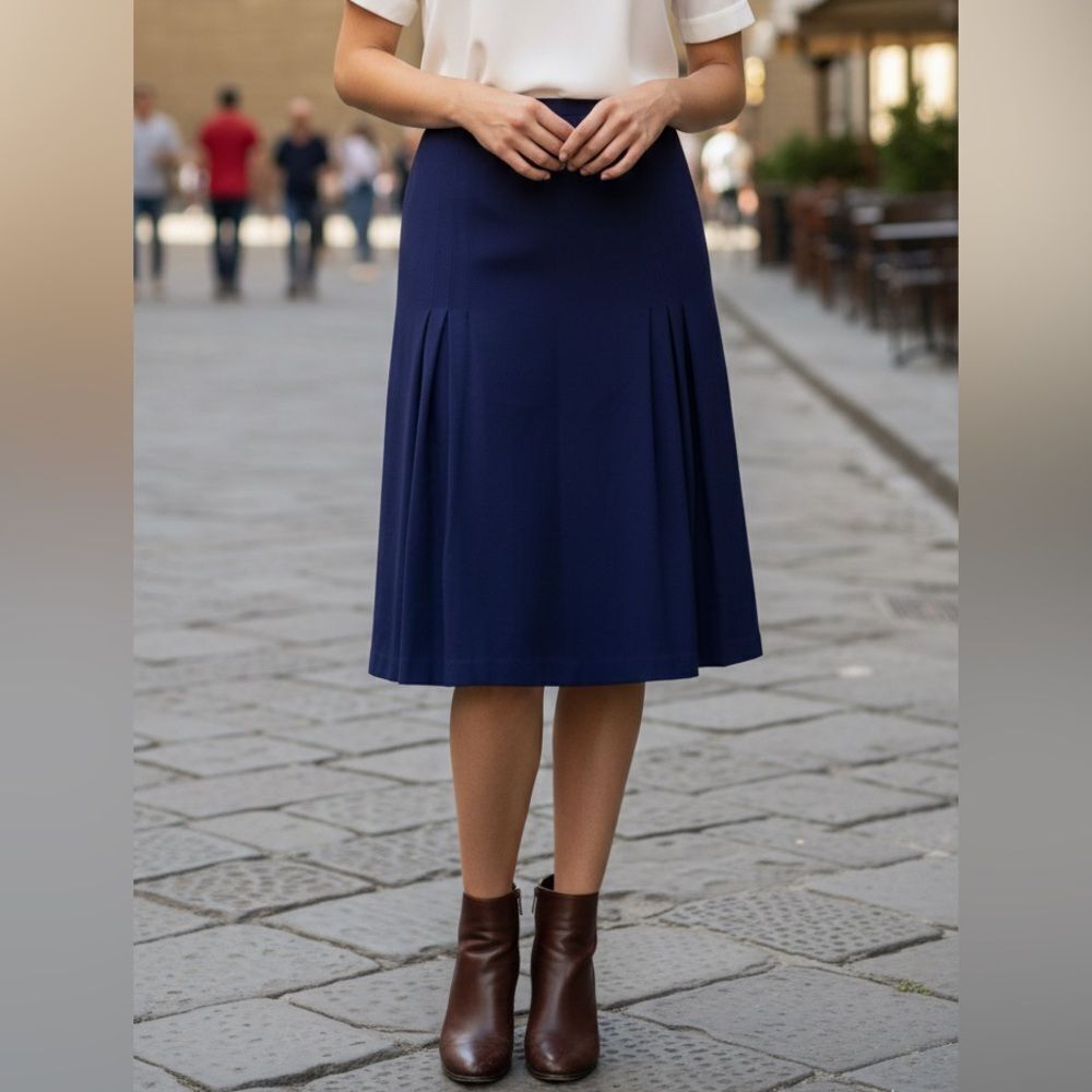 Take 50% OFF- Anthony Richards Blue Skirt, Size-12